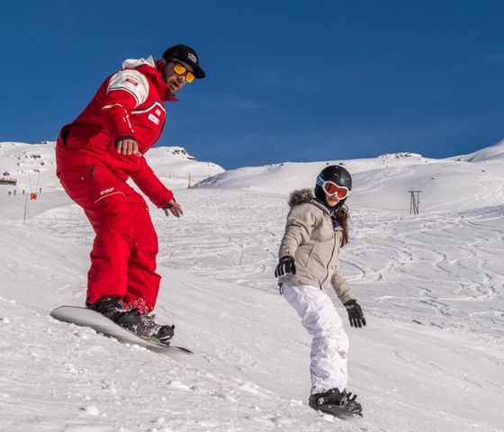 Middeleeuws Lelie opvolger Snowboard Groepslessen - esf Les Menuires