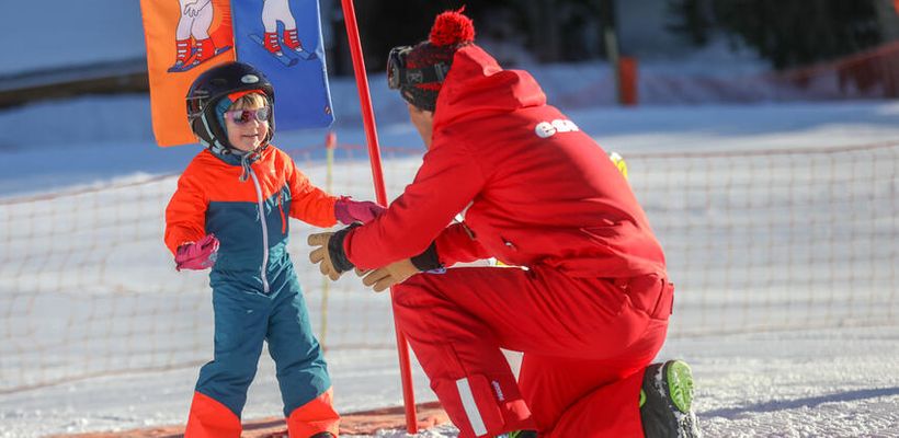 Cours ski petits : bébé et Club piou piou