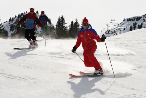 Cours de télémark à Courchevel