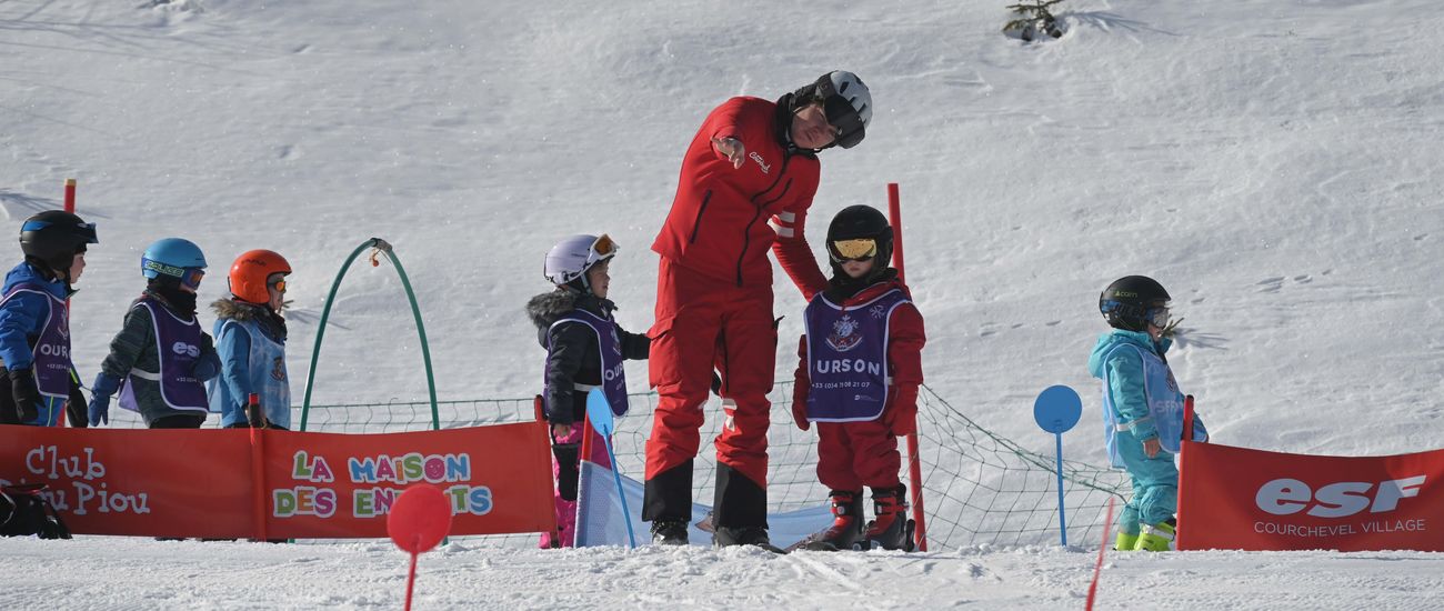 Cours de ski enfants et garderie - Les 3 Vallées