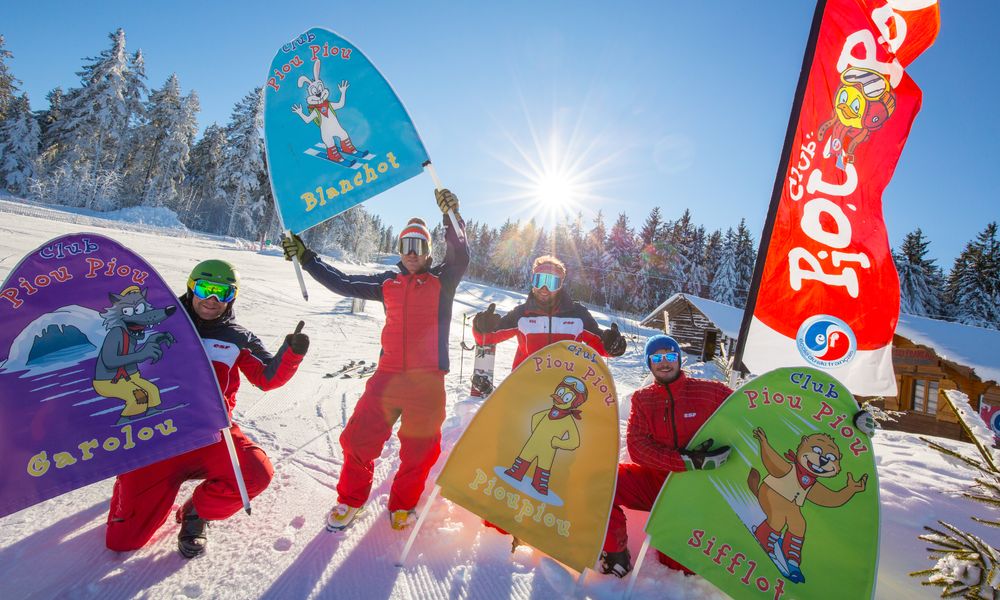 Ski Débutant Cours enfant - esf Chamrousse