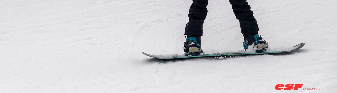 Snowboard sur les pistes de La Colmiane