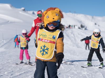Cours de ski Sur les pistes Ourson acquis - esf La Tania Courchevel