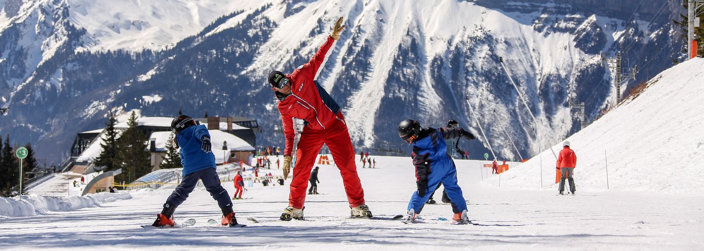 Cours de ski enfant Week-end - esf Les Carroz