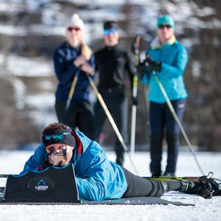 Tester le ski de fond en famille