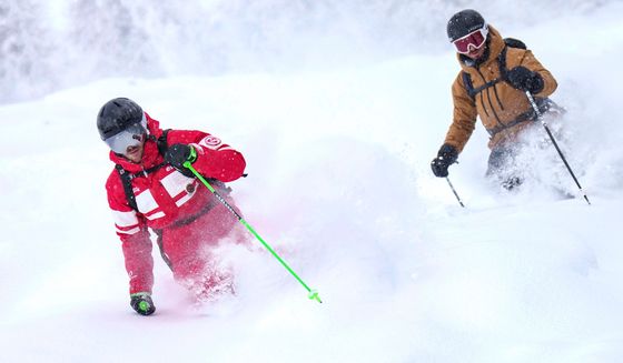 Freestyle Manigod Airbag Mont Charvin Neige Montagne