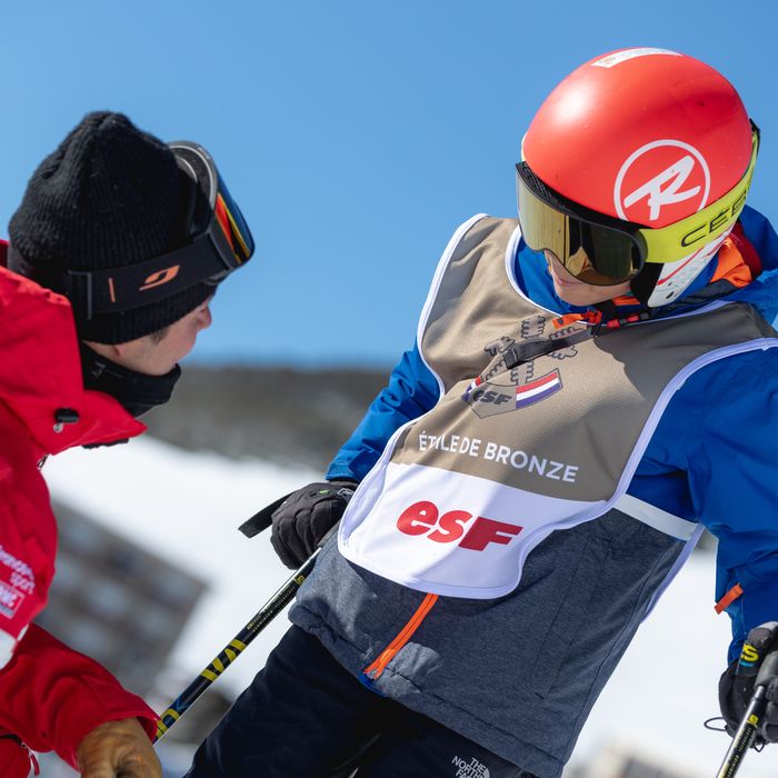 Ski group lessons Daycare in option - esf Saint François Longchamp