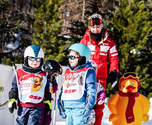 Club Piou Piou Jardin des neiges - Cours collectifs de ski enfants à  Valmeinier - Office de Tourisme de Valmeinier