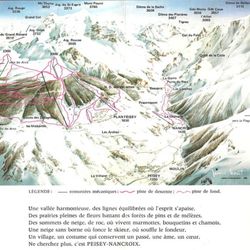 Plan des pistes 1972