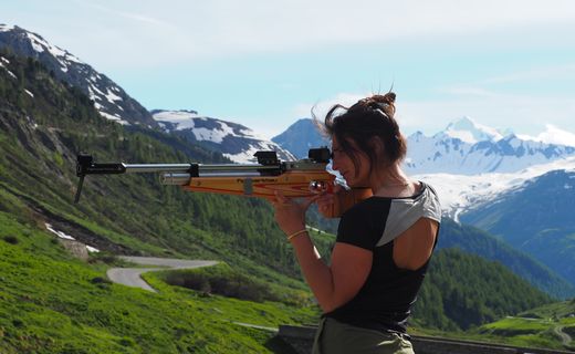 Biathlon à Val d'Isère