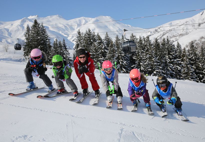 cours de ski valmorel, cours en petits groupes, cours collectifs, école de ski valmorel